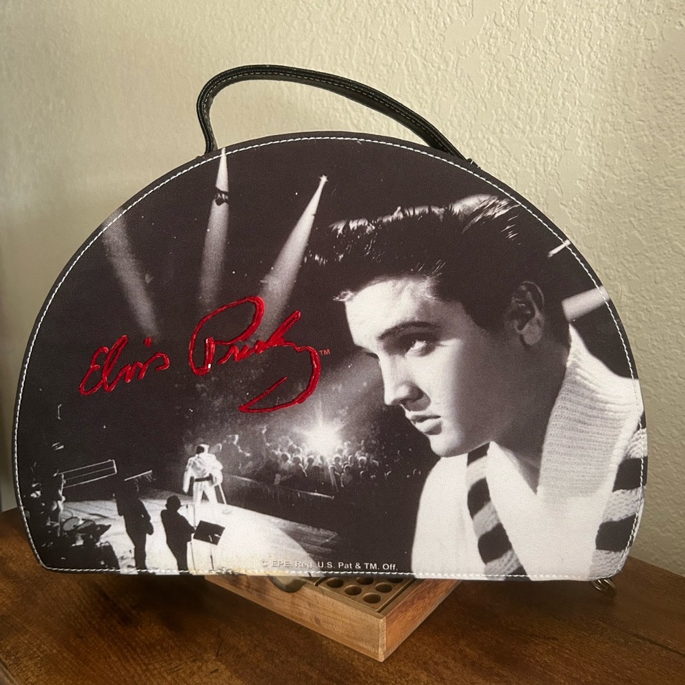 Elvis Presley Black and White MakeUp Case